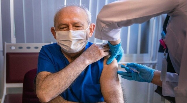 CHP Genel Başkanı Kılıçdaroğlu, Covid-19 aşısı oldu