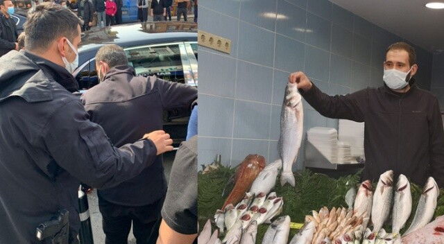 Cumhurbaşkanı Erdoğan, Çengelköy&#039;deki bir balıkçıdan alışveriş yaptı