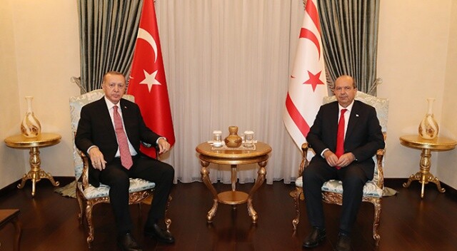 Cumhurbaşkanı Erdoğan, KKTC Cumhurbaşkanı Tatar&#039;la telefonda görüştü