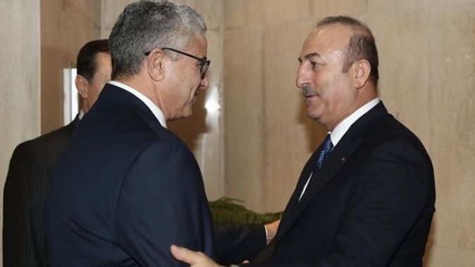 Dışişleri Bakanı Çavuşoğlu, Libya İçişleri Bakanı Başağa&#039;yla görüştü