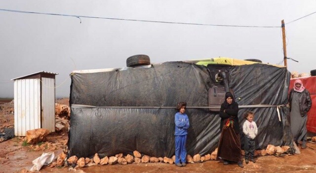 Dondurucu soğuklar Lübnan&#039;daki Suriyelilerin hayatını altüst etti