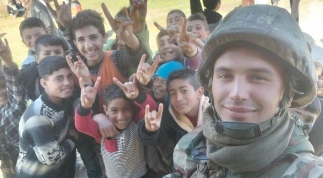Ereğlili asker Suriyeli çocuklar için çağrı yaptı