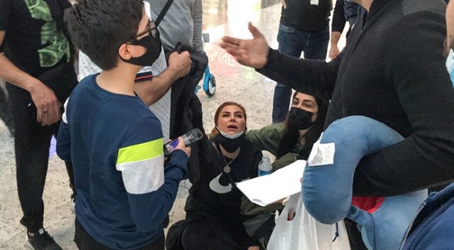 İstanbul Havalimanı&#039;nda çocuğu kaybolan anne fenalık geçirdi