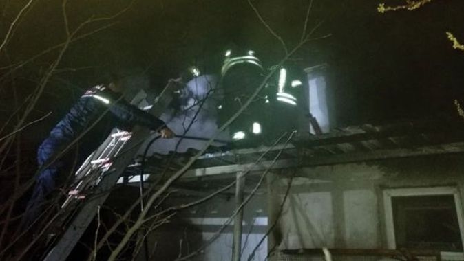 Menteşe Karabağlar Yaylası&#039;nda ev yangını