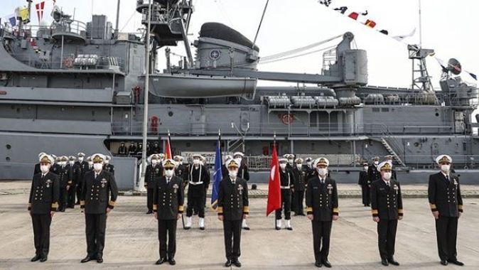 NATO Daimi Mayın Karşı Tedbirleri Deniz Görev Grubu-2&#039;nin komutası Türkiye&#039;ye geçti