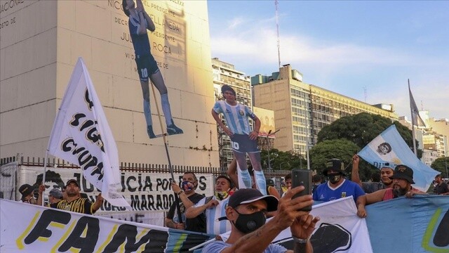 Arjantin&#039;de &#039;Maradona&#039;nın öldürüldüğü&#039; iddiasıyla gösteri düzenlendi