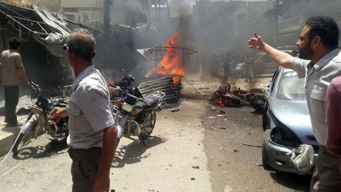 Cerablus&#039;ta PKK/YPG tarafından atılan havan mermisi 1&#039;i çocuk 2 sivili öldürdü