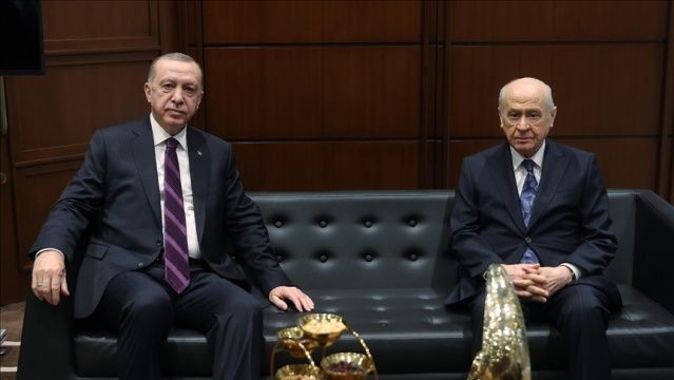 Cumhurbaşkanı Erdoğan&#039;dan Bahçeli’ye tebrik telefonu