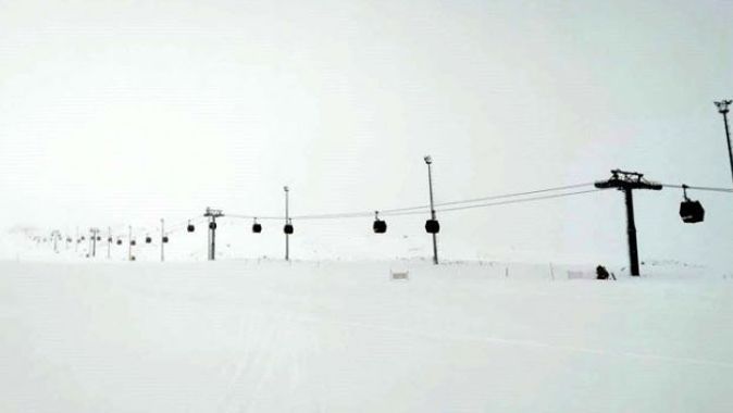 Erciyes&#039;te kar kalınlığı 160 santimetre ölçüldü
