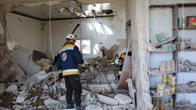 Esad rejiminin İdlib&#039;e saldırısında 6 sivil yaralandı