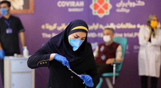 Nüfusu 83 milyonu bulan İran&#039;da şu ana kadar 161 bin doz Kovid-19 aşısı yapıldı