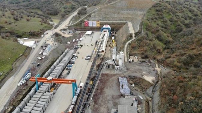 Türkiye’nin en büyük TBM makinesi YHT tünelini açılıyor