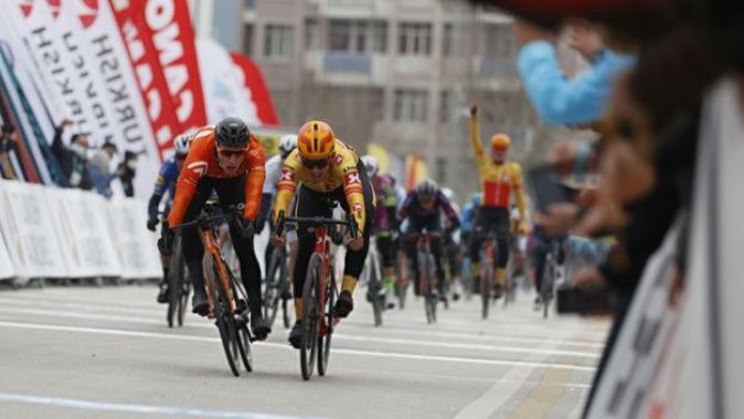 56. Cumhurbaşkanlığı Bisiklet Turu&#039;nda Konya-Konya etabının 1&#039;inci ayağını Arvid de Kleijn kazandı