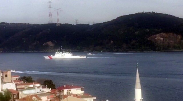 ABD Sahil Güvenlik gemisi İstanbul Boğazı’ndan geçti