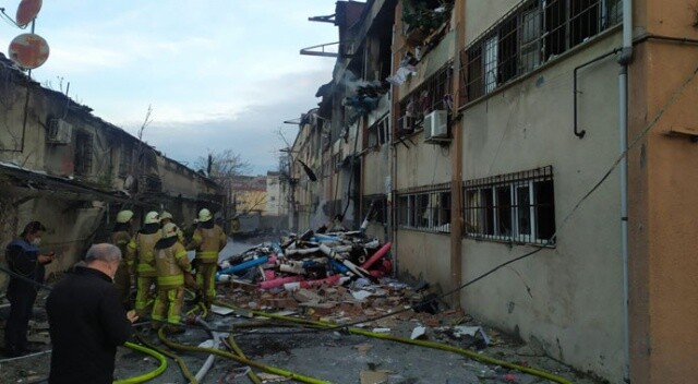 Bağcılar&#039;da ambalaj fabrikasında patlama