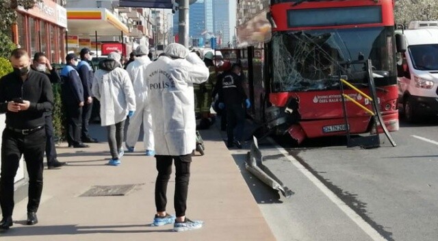 Beşiktaş&#039;ta İETT otobüsü kaza yaptı: 1 ölü