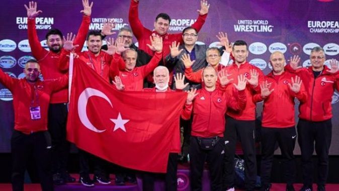 Güreş Milli Takımı, grekoromen stilde Avrupa ikincisi