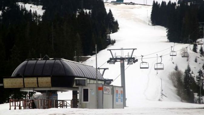 Ilgaz Dağı kayak sezonunun ardından sessizliğe büründü
