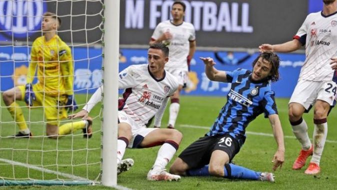 Inter, Cagliari engelini tek golle geçti