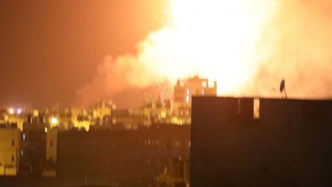 İsrail ordusundan Gazze&#039;de bazı hedeflere hava saldırısı