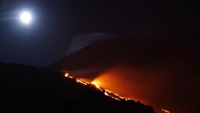 Japonya&#039;nın güneybatısındaki Sakurajima Yanardağı&#039;nda patlama oldu