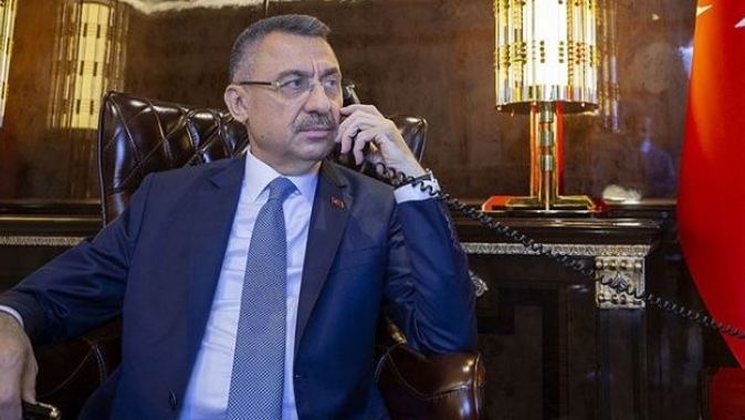 KKTC Başbakanı Saner ile Fuat Oktay arasında telefon görüşmesi