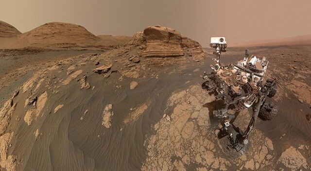 Mars’ta selfie! Uzay aracı Curiosity çekti