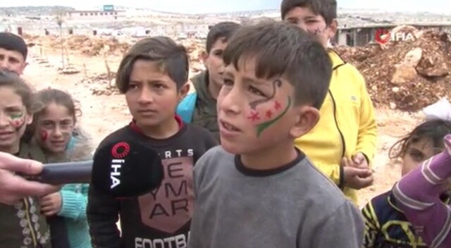Suriyeli çocuktan savaşın özeti: “Bana yitirdiklerimi geri verin”