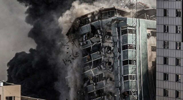 AP muhabiri İsrail&#039;in medya binası saldırısını anlattı