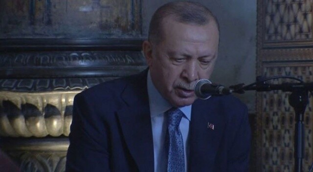 Cumhurbaşkanı Erdoğan&#039;dan Kur&#039;an-ı Kerim tilaveti