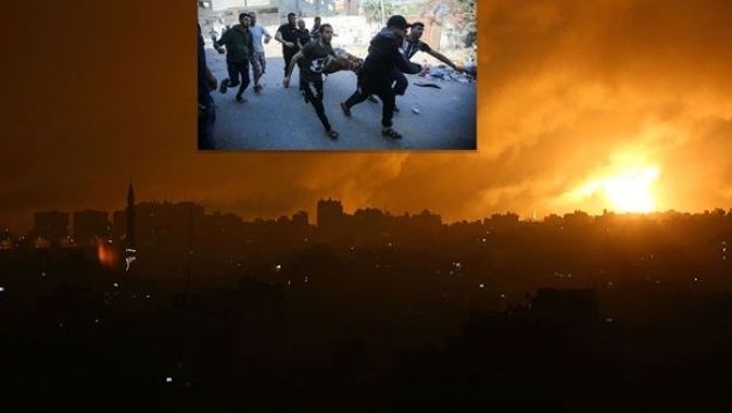 Gazze bombardıman altında: İşgalci İsrail saldırılarını sürdürüyor