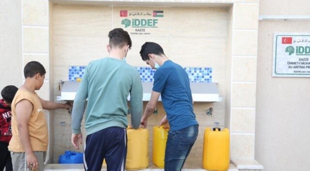 İDDEF&#039;in su arıtma projesi binlerce Filistinli vatandaşı temiz suya kavuşturdu