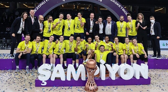 Kadınlar Basketbol Süper Ligi&#039;nde şampiyon Fenerbahçe
