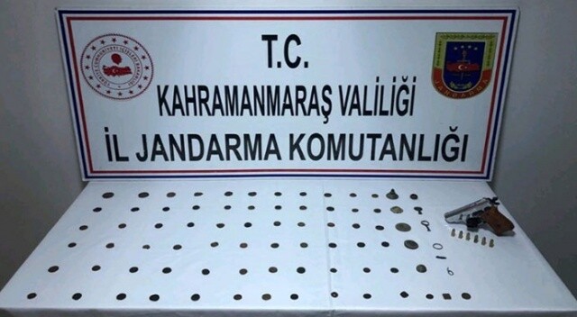 Kahramanmaraş&#039;ta tarihi eser operasyonu