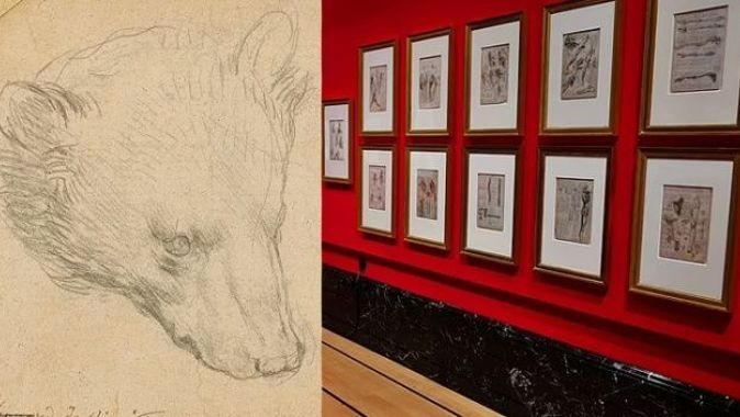 Leonardo Da Vinci’nin ayı kafası çizimine 140 milyon TL