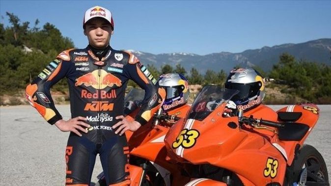 Milli motosikletçi Deniz Öncü yarın İspanya Grand Prix&#039;sine 10. cepten başlayacak