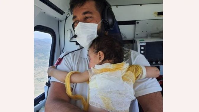 Türkiye onu bu kareyle tanımıştı: Beril bebek iyileşmeye başladı