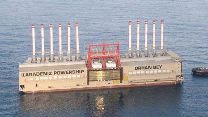 Yüzer enerji santralimiz Lübnan’a elektriği kesti