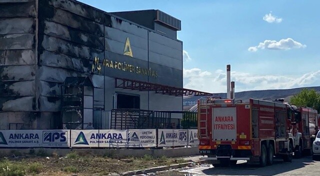 Başkent organize sanayi bölgesinde fabrika yangını