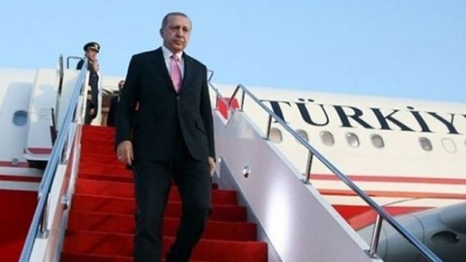 Cumhurbaşkanı Erdoğan, Azerbaycan&#039;a geldi