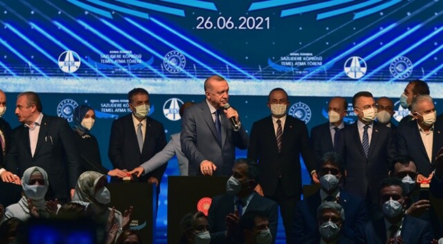 Erdoğan: &quot;Kanal İstanbul, yılda 717 milyon TL tasarruf ettirecek