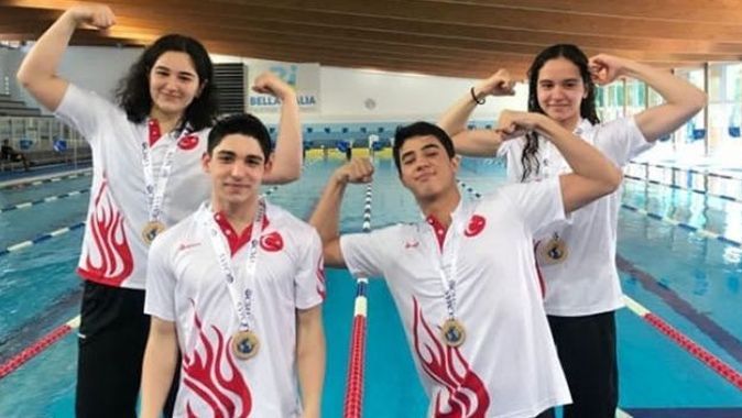 Genç millîler İtalya’dan altın madalyayla döndü