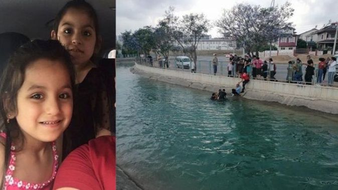 Mersin&#039;de sulama kanalına düşen kız kardeşlerden biri öldü