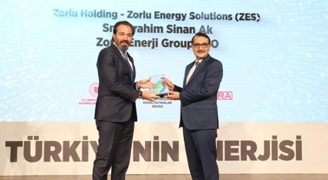 Zorlu Enerji&#039;nin ZES markası &#039;Enerjimiz Geleceğimiz&#039; ödülünü aldı