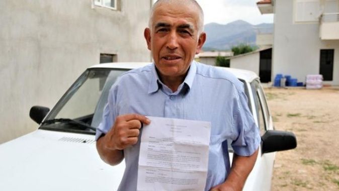 İstanbul&#039;a hiç gitmemiş Antalyalı çiftçiye 20 ceza yazıldı