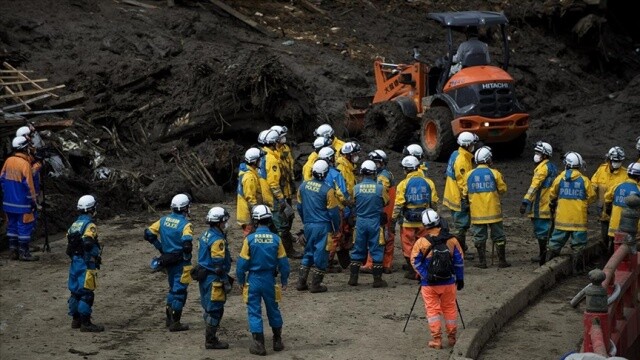 Japonya&#039;daki heyelanda kurtarma çalışmaları sürüyor