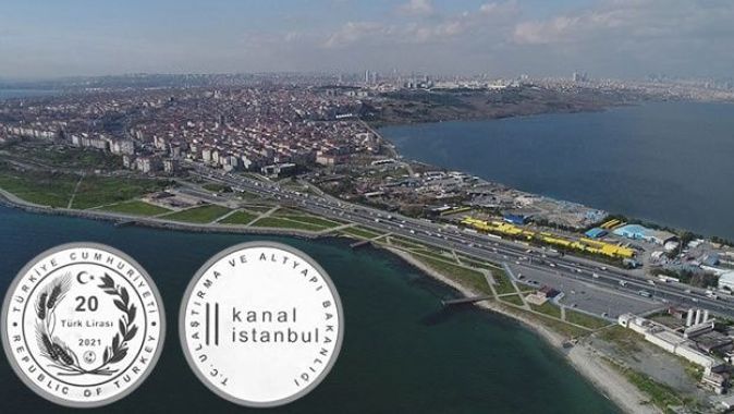 Kanal İstanbul için hatıra parası basıldı