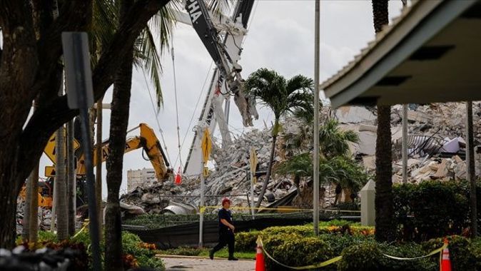 Miami&#039;de çöken binada ölenlerin sayısı 86&#039;ya yükseldi