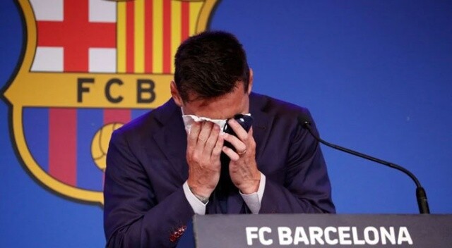 Bir devrin sonu! Messi, Barcelona&#039;ya gözyaşları içinde veda etti