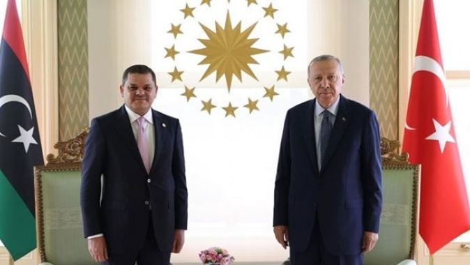 Erdoğan Libya Başbakanı Dibeybe&#039;yi kabul etti